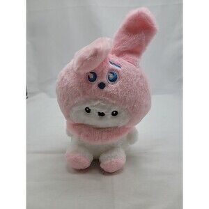 Sanrio Characters My Melody Fluffy Bunny Stuffed Toy White   Pink Plush Doll 10"